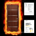 glass window internal fire doors for wooden door